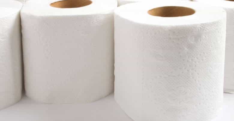 دستمال کاغذی سرویس بهداشتی رولی دولایه با مقاومت عالی در برابر پارگی